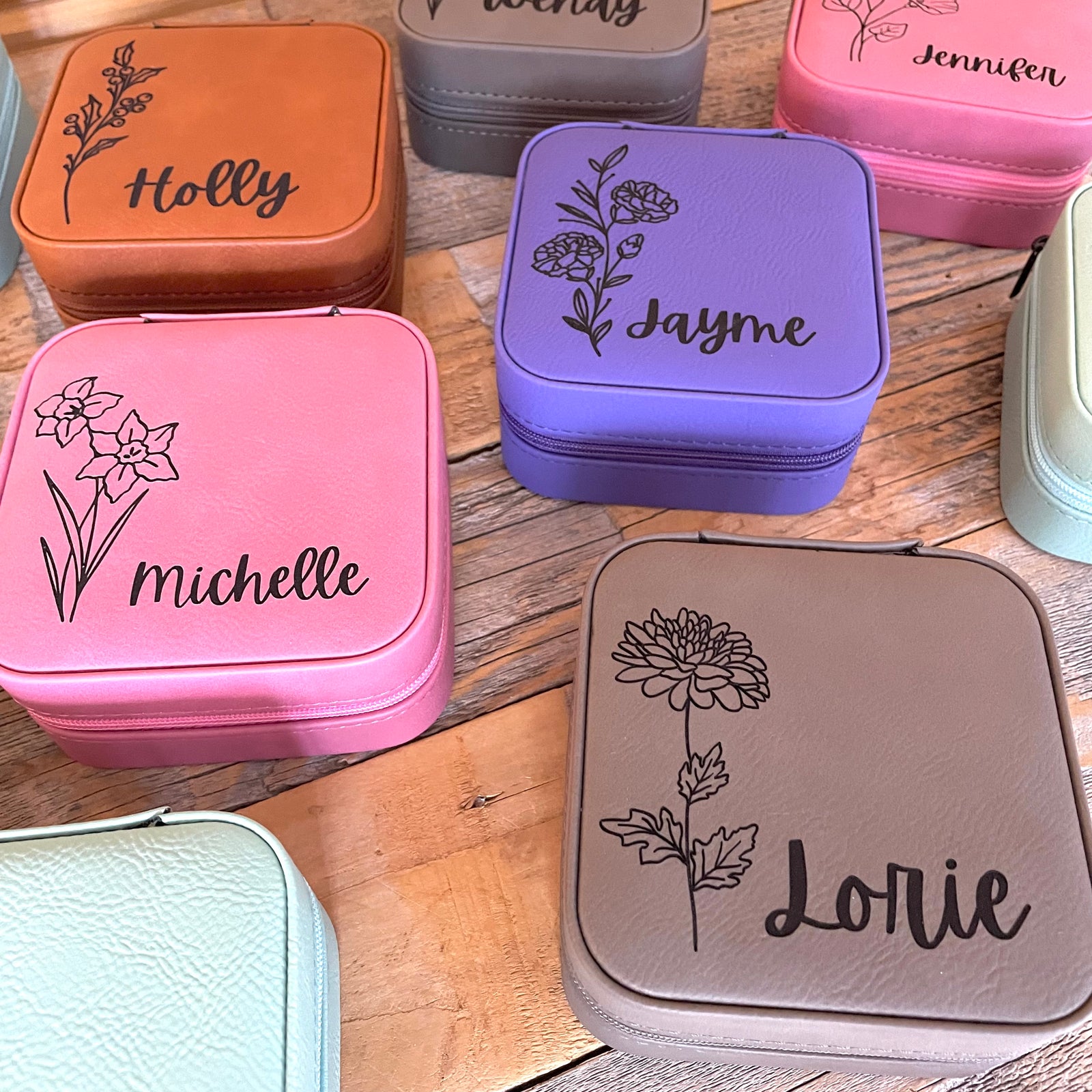 Personalized Birth Month Personalized Jewelry Box for her, Customized Gifts for Women by Groovy Girl Gifts