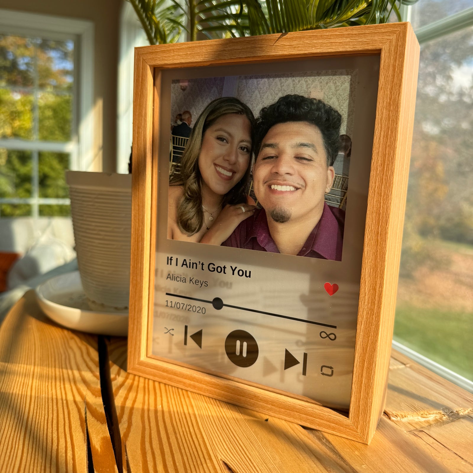 Personalized Light of Our Love Song Plaque for her, Customized Gifts for Women by Groovy Girl Gifts