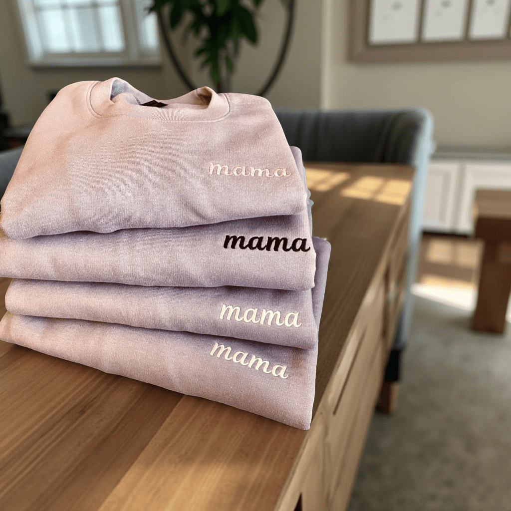 Personalized Custom Kids&#39; Names Mama Sweatshirt for her, Customized Gifts for Women by Groovy Girl Gifts