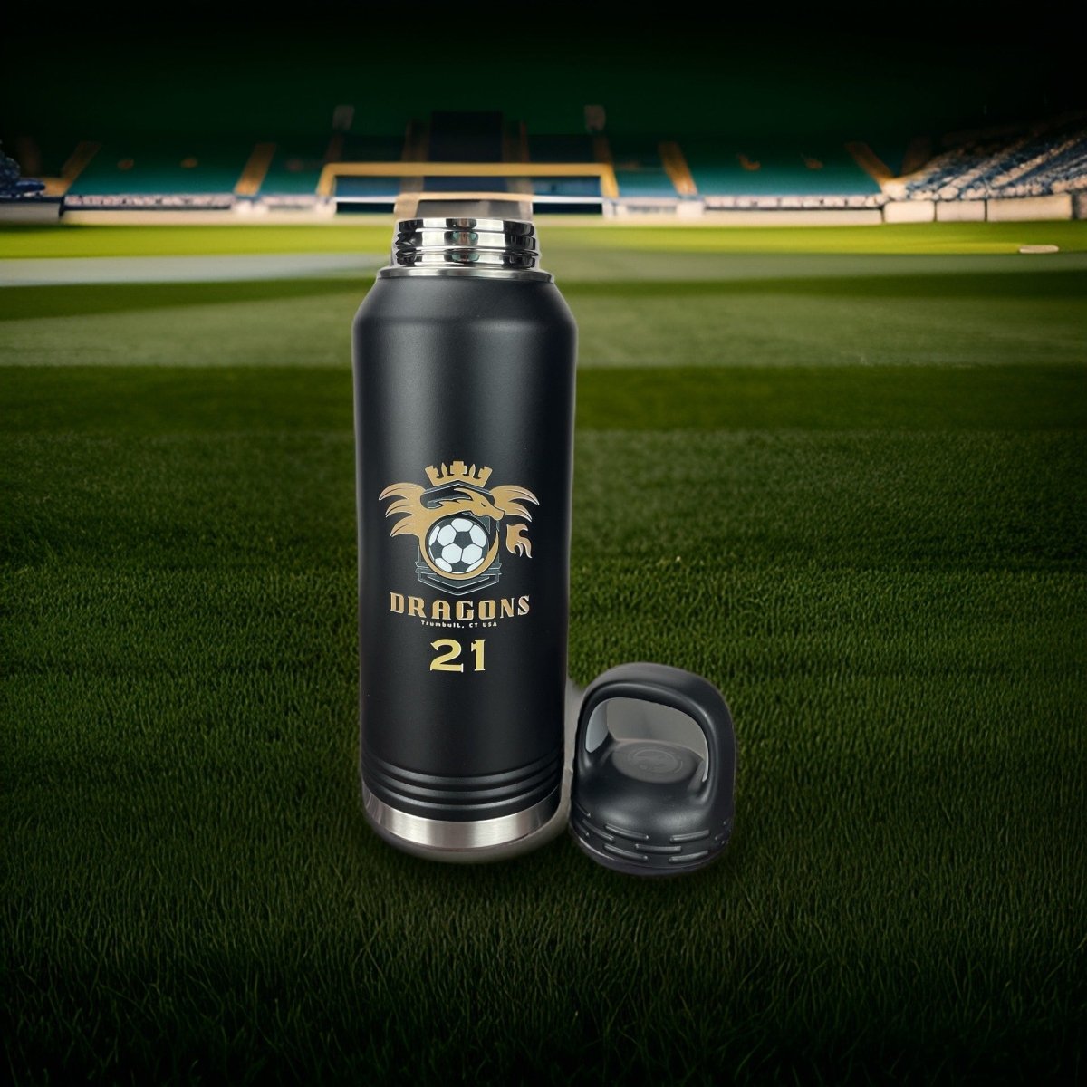 Personalized Signature Logo Printed Water Bottle for her, Customized Gifts for Women by Groovy Girl Gifts