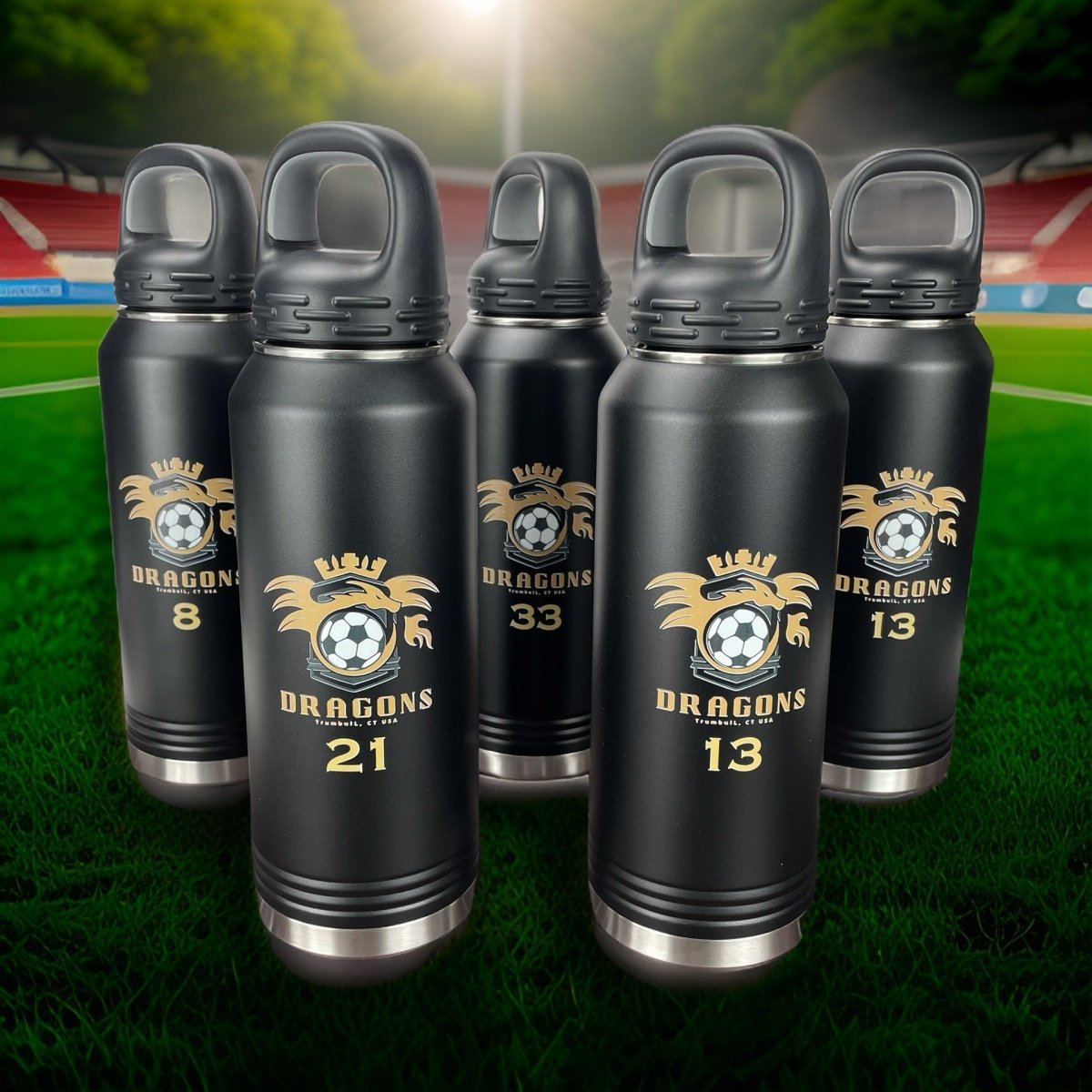 Personalized Signature Logo Printed Water Bottle for her, Customized Gifts for Women by Groovy Girl Gifts