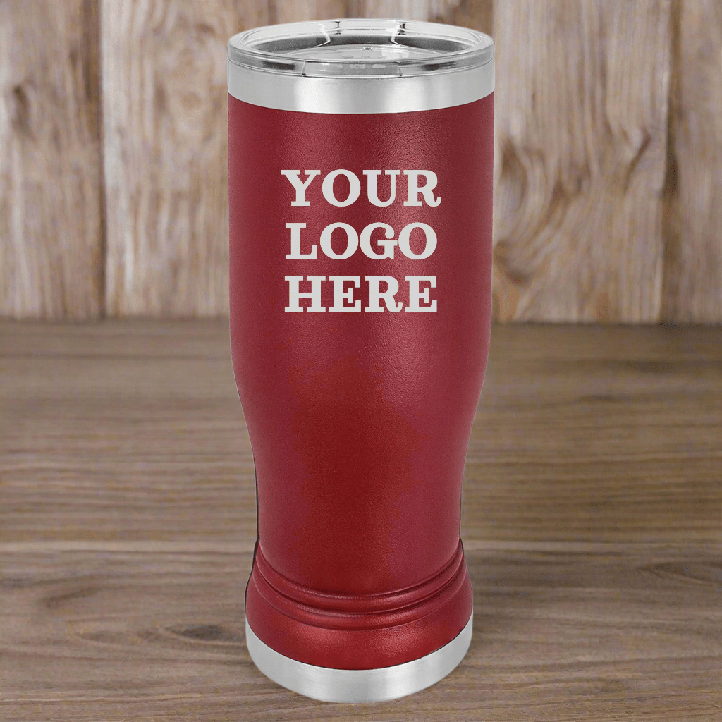 Personalized Custom Logo Pilsner Tumbler for her, Customized Gifts for Women by Groovy Girl Gifts