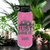 Pink Pickleball Water Bottle With Just Dink It Design