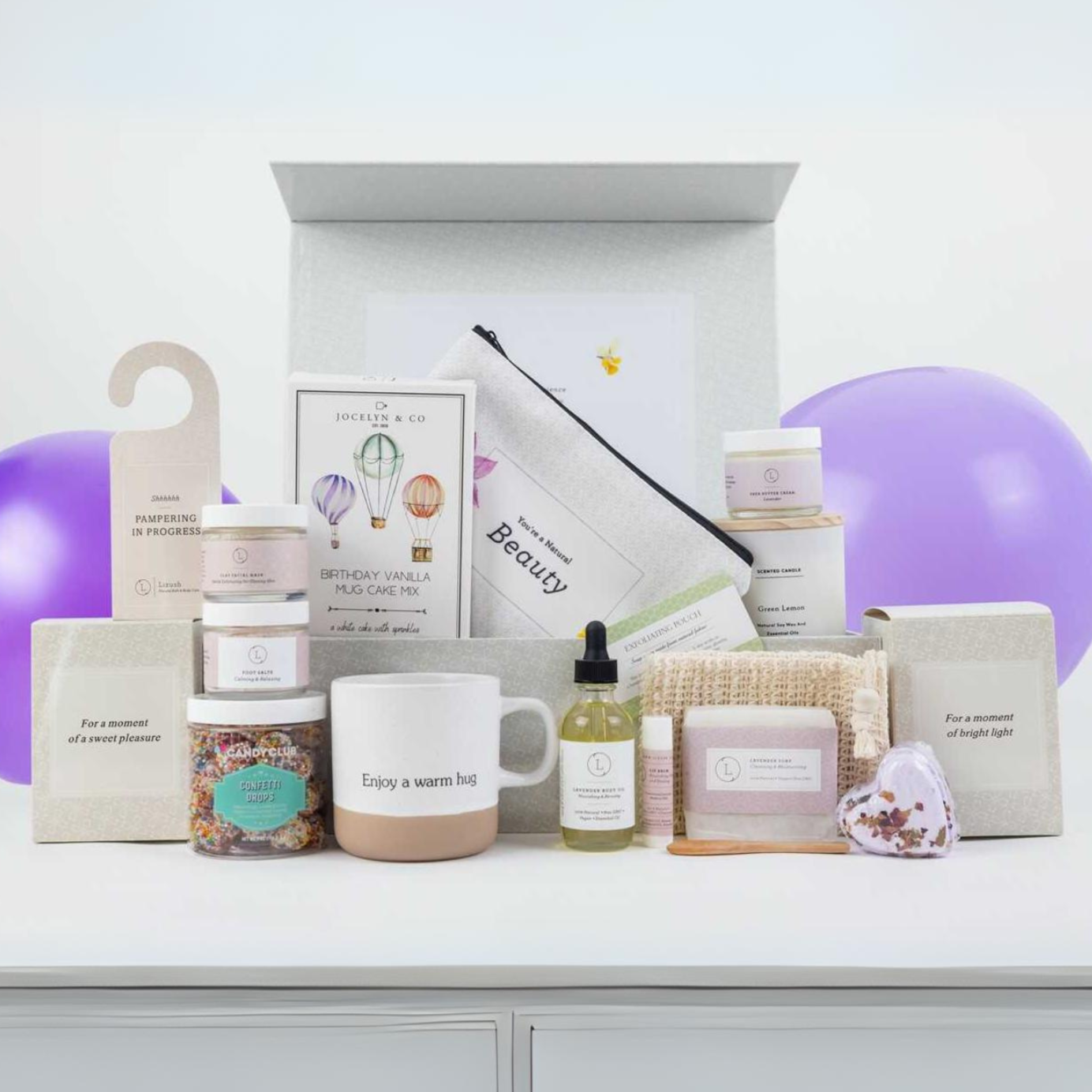Relaxation Oasis Birthday Gift Box