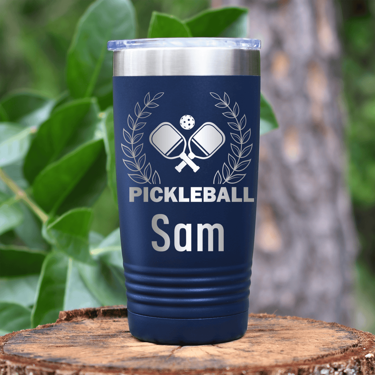 Navy Pickleball Tumbler With Master Of Pickleball Design