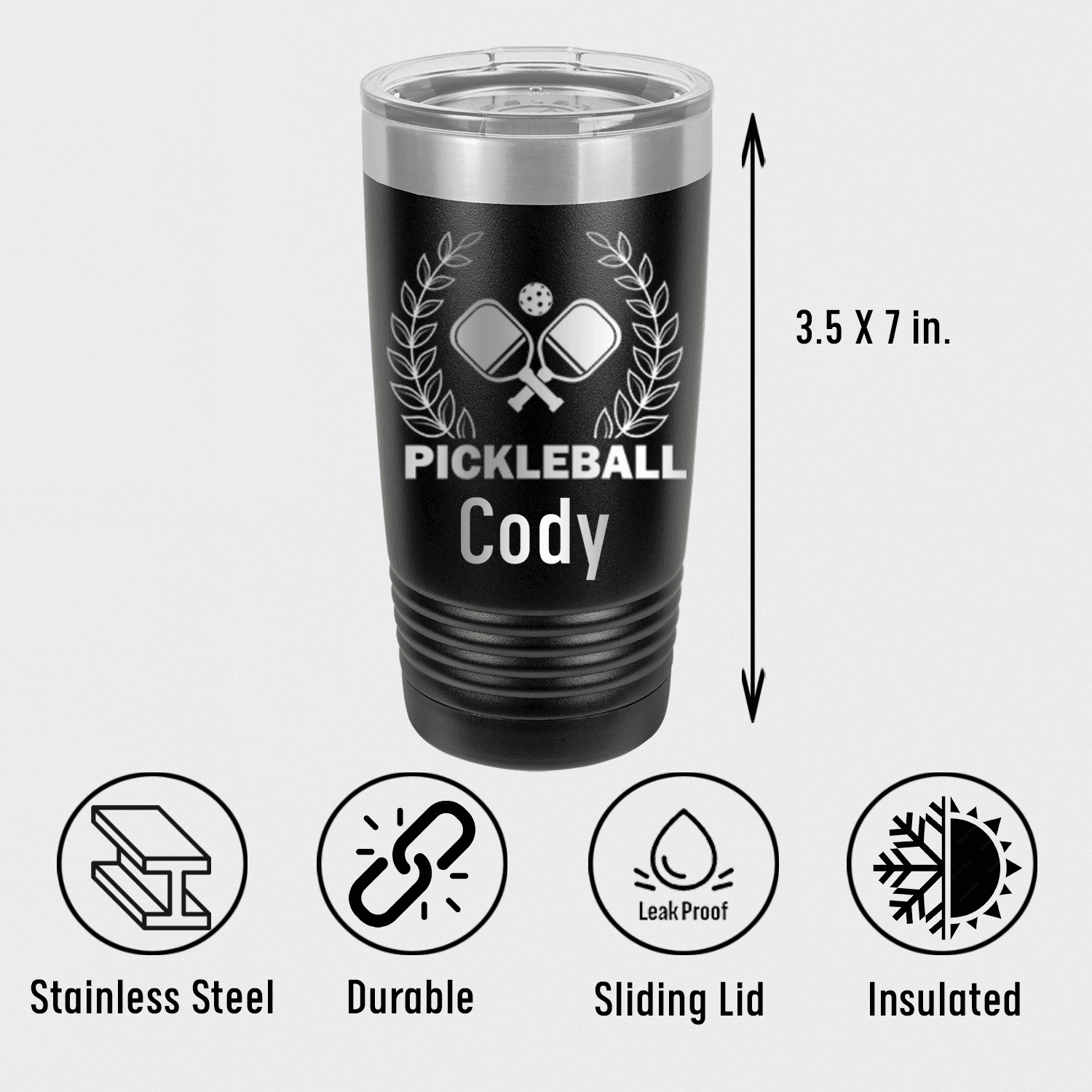 Personalized Master Of Pickleball Tumbler for her, Customized Gifts for Women by Groovy Girl Gifts