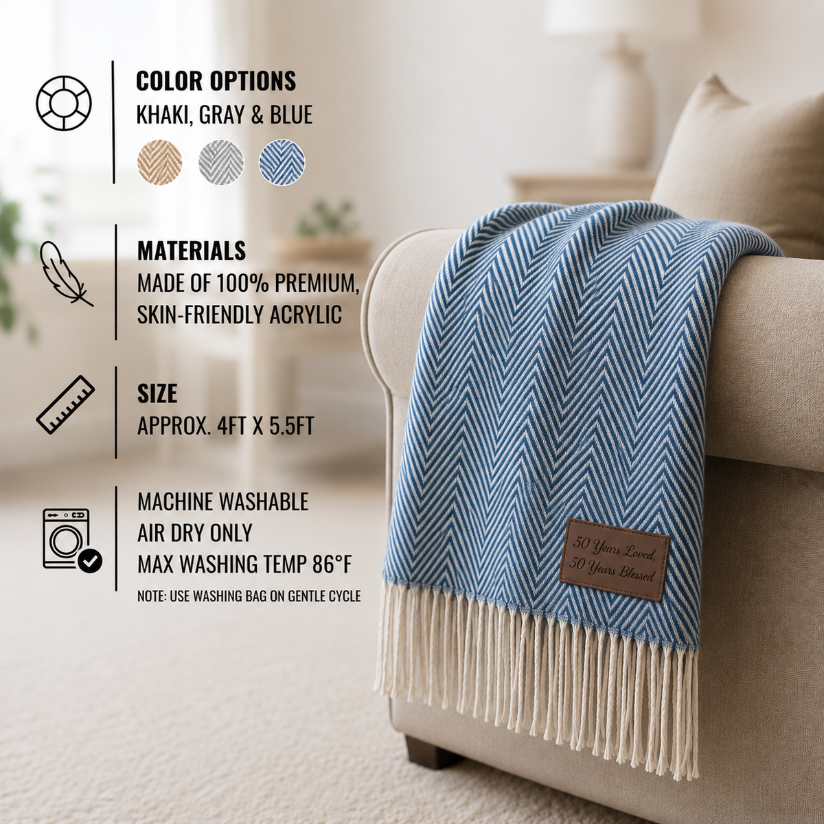 Signature Custom Throw Blanket