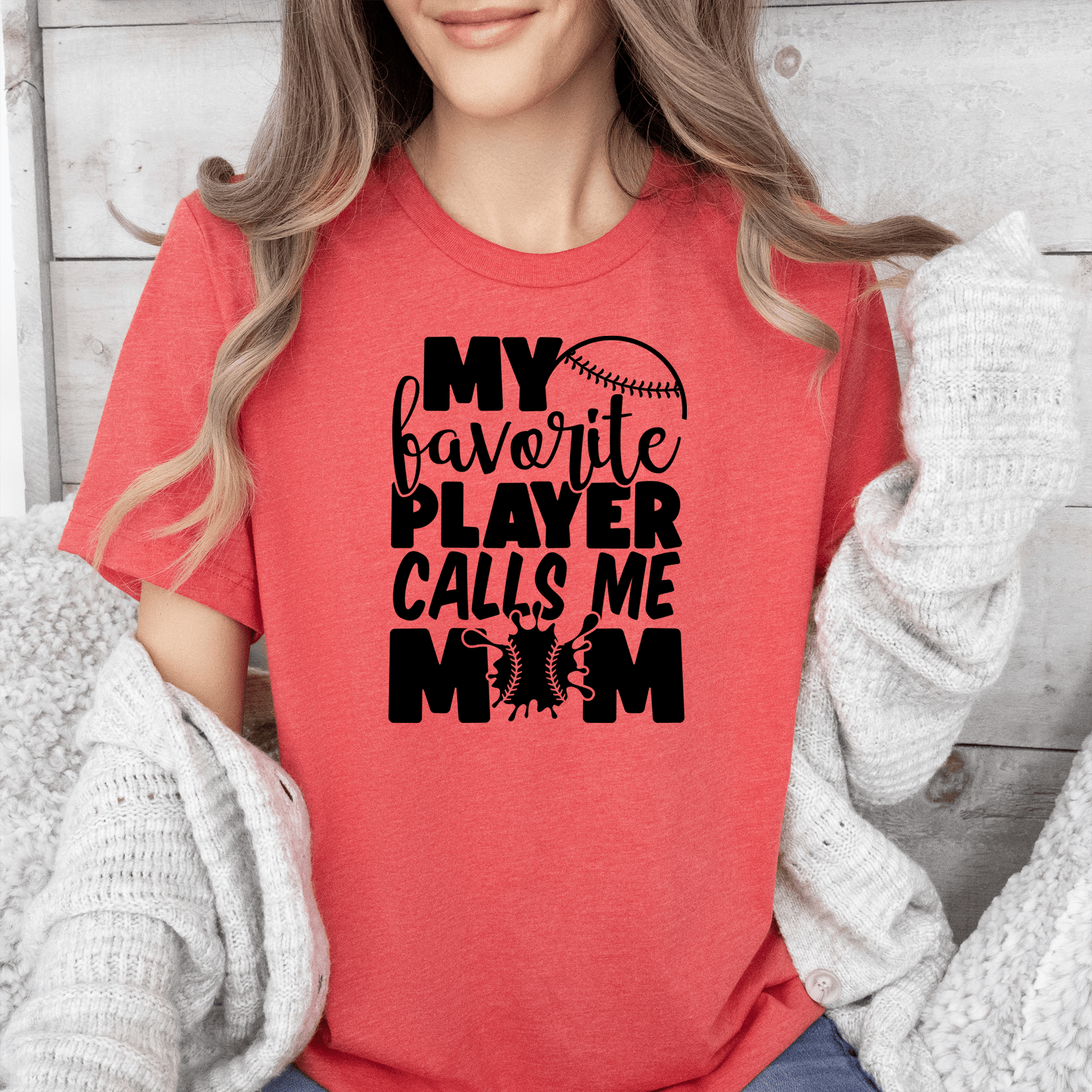 My Favorite Player Calls Me Mom Womens T Shirt