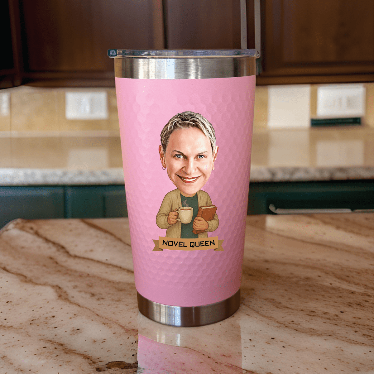 Personalized Book Lover Tumbler for her, Customized Gifts for Women by Groovy Girl Gifts