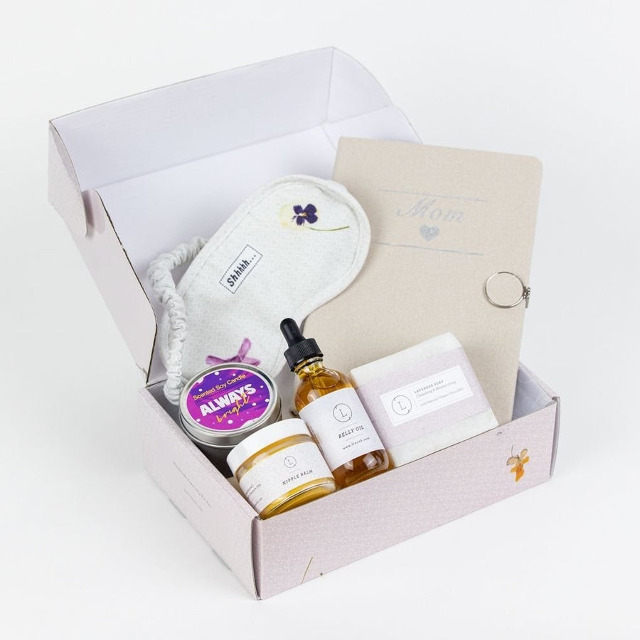 Personalized Pregnancy Gift Box for Moms - to - be for her, Customized Gifts for Women by Groovy Girl Gifts