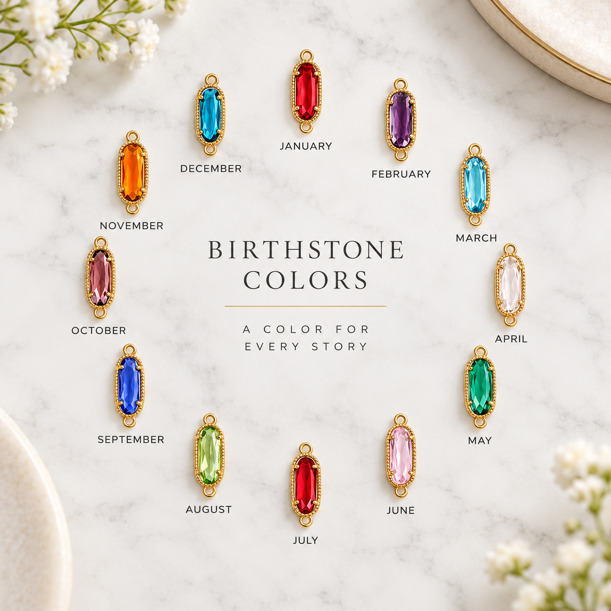 Personalized Birthstone Bracelet