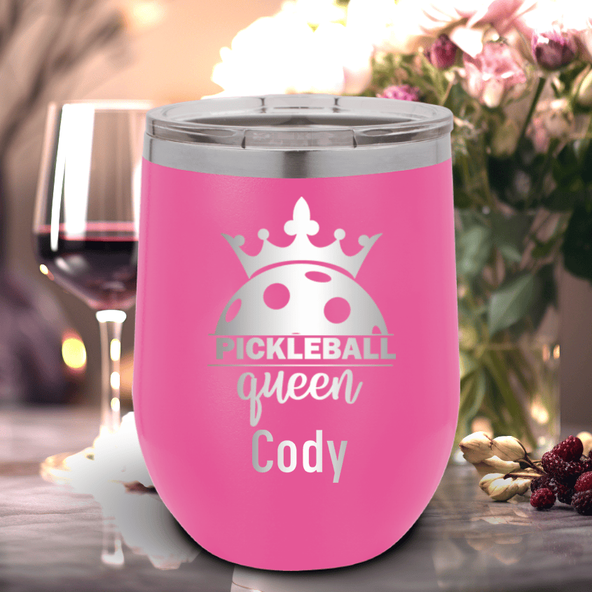 Personalized Pickle Queen Wine Tumbler for her, Customized Gifts for Women by Groovy Girl Gifts