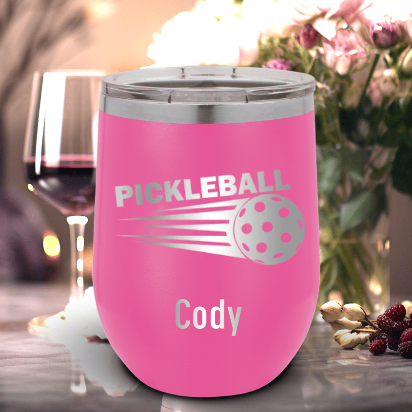 Personalized Pickle Sport Wine Tumbler for her, Customized Gifts for Women by Groovy Girl Gifts