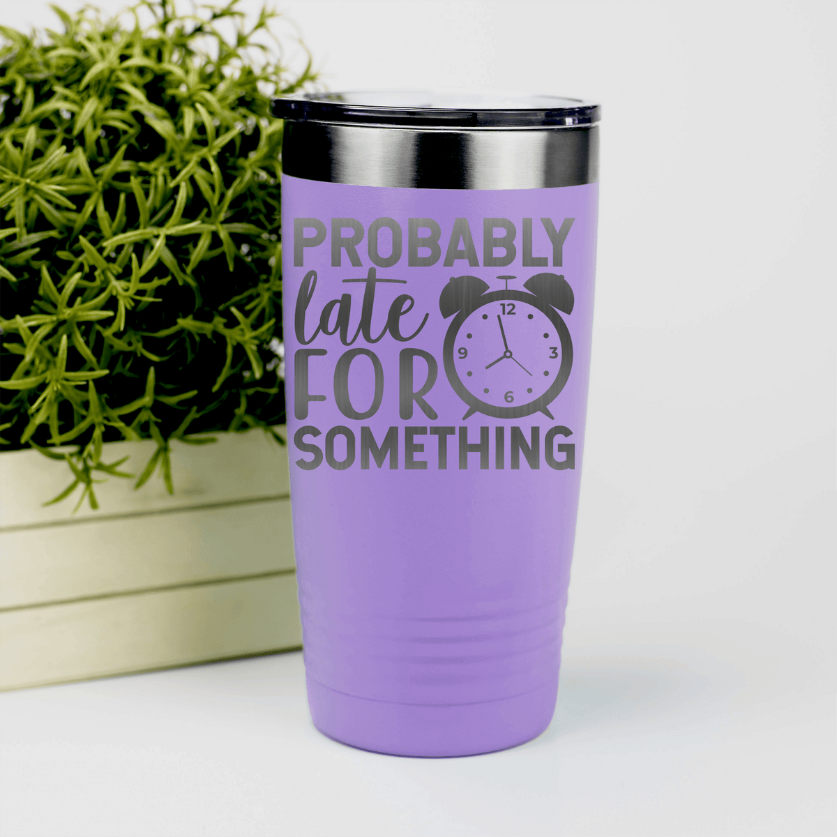 Light Purple pickelball tumbler Probably Late For Something