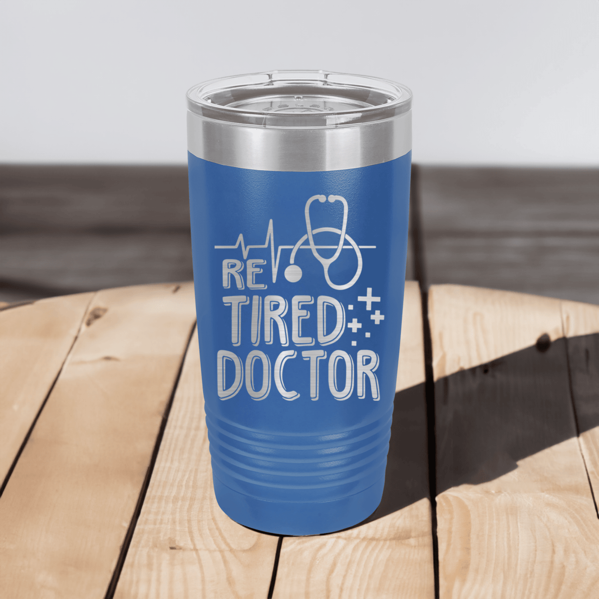 Personalized Retired Doctor Tumbler for her, Customized Gifts for Women by Groovy Girl Gifts