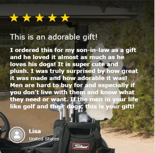 Personalized Dog Golf Headcovers for her, Customized Gifts for Women by Groovy Girl Gifts