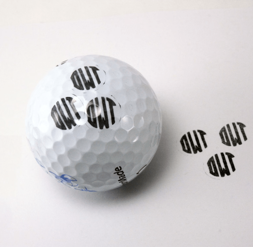 Personalized Custom Golf Ball Stamp for her, Customized Gifts for Women by Groovy Girl Gifts