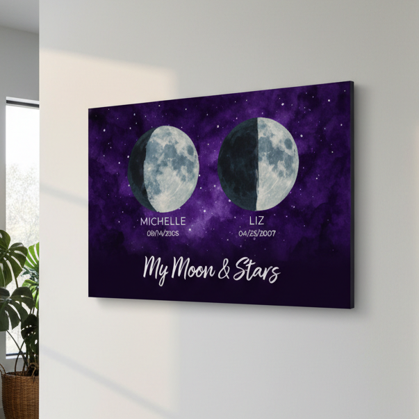 Mom's Night Sky Canvas Art