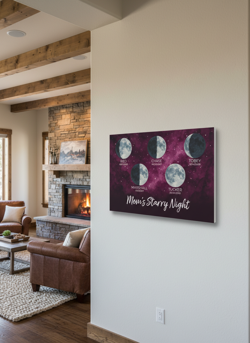 Mom's Night Sky Canvas Art