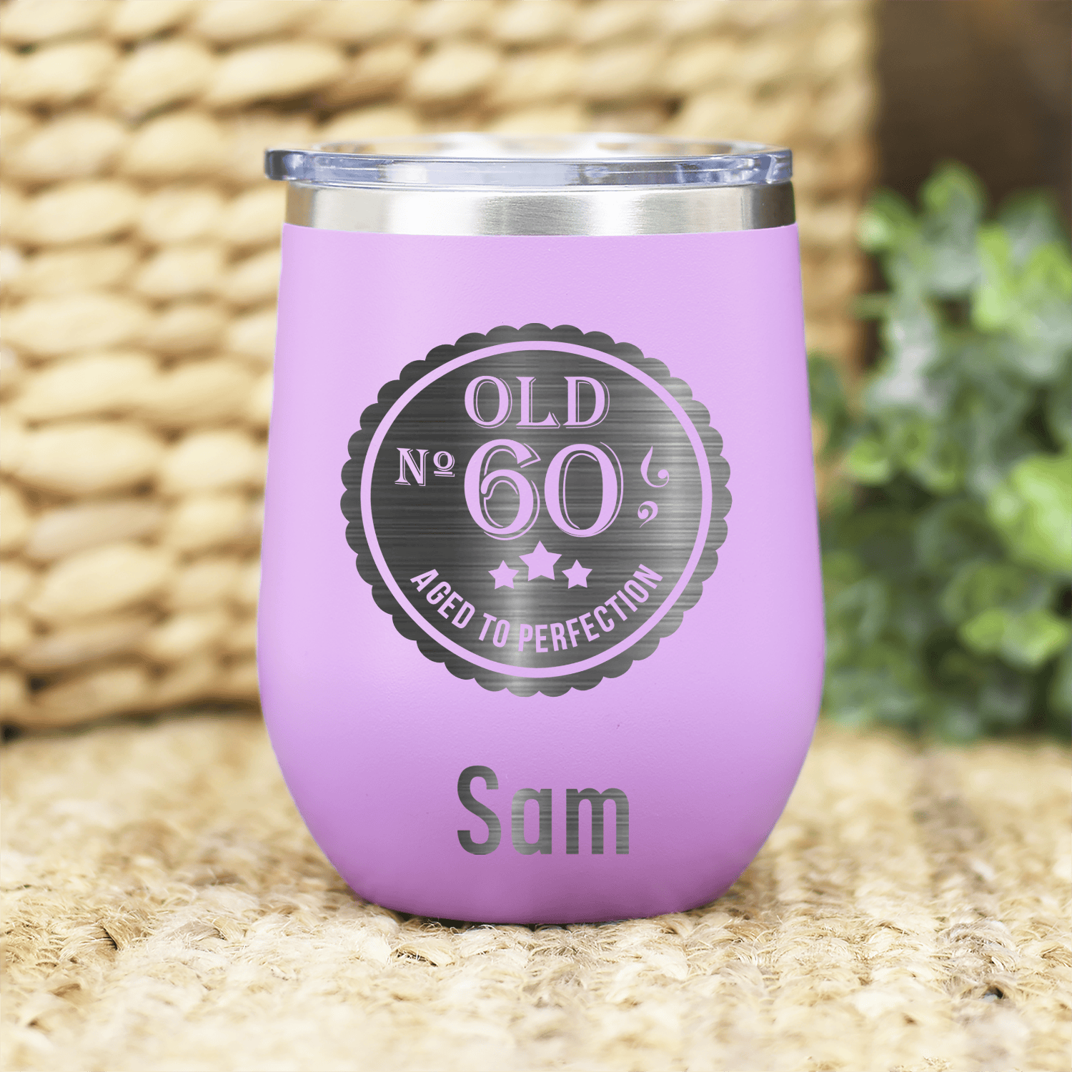 Sixty Aged To Perfection Wine Tumbler