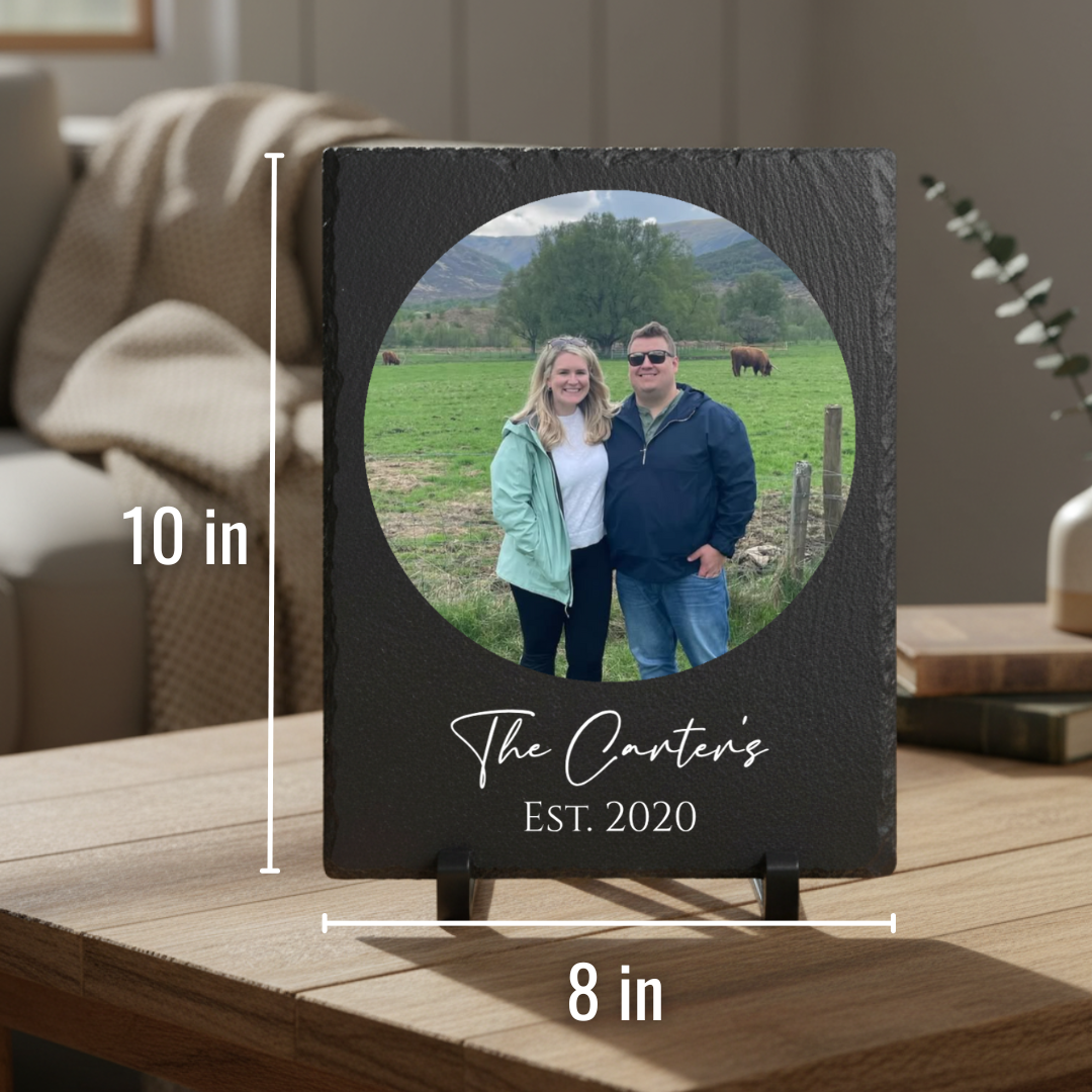 Personalized Slate Picture Frame