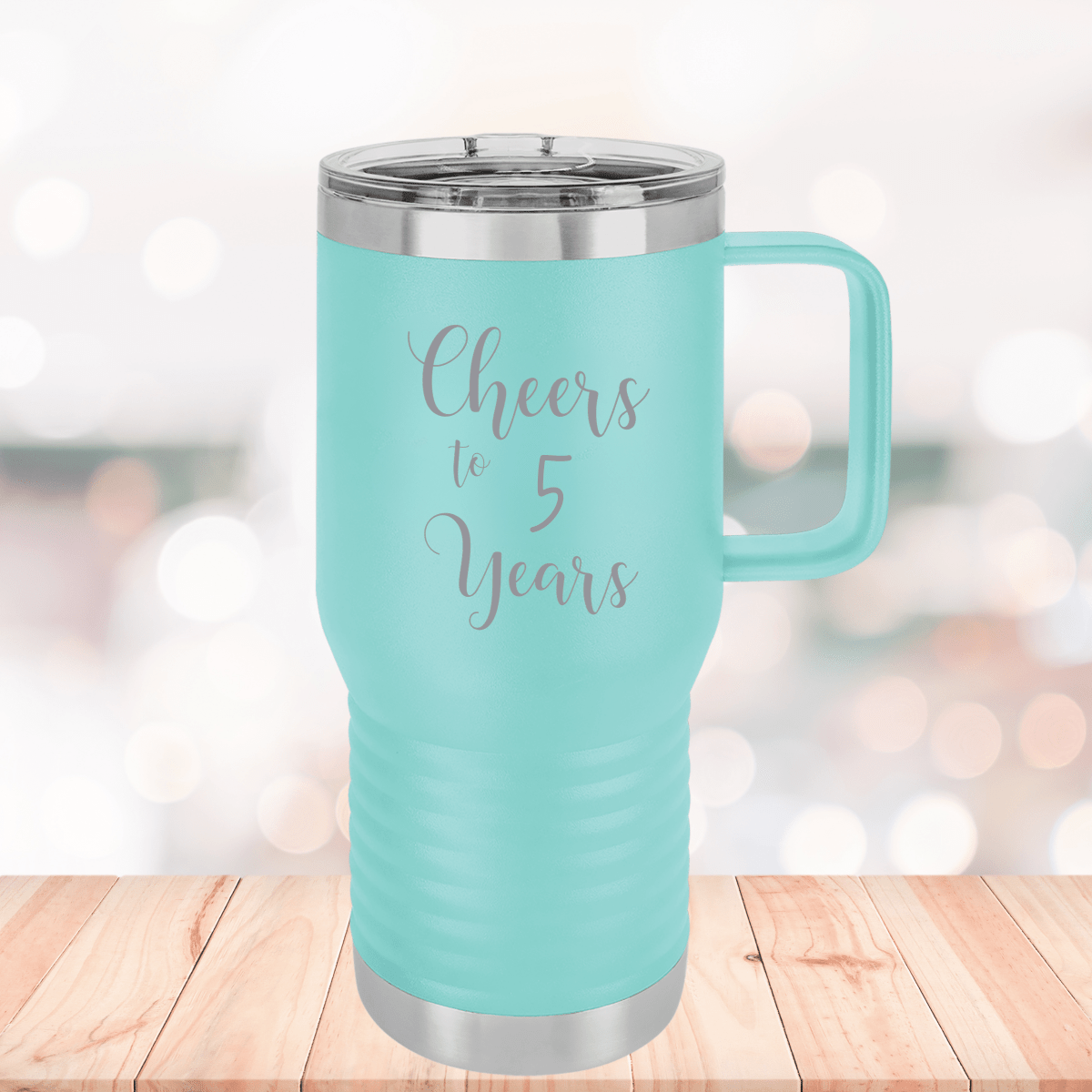 Personalized Anniversary Cheers Tumbler for her, Customized Gifts for Women by Groovy Girl Gifts