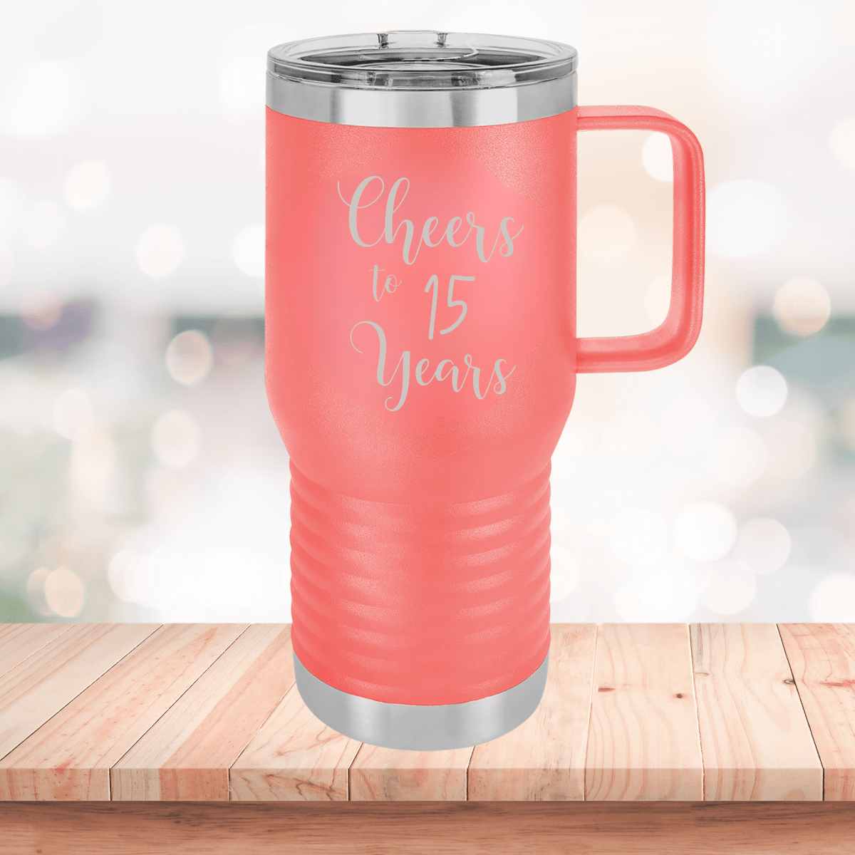 Personalized Anniversary Cheers Tumbler for her, Customized Gifts for Women by Groovy Girl Gifts