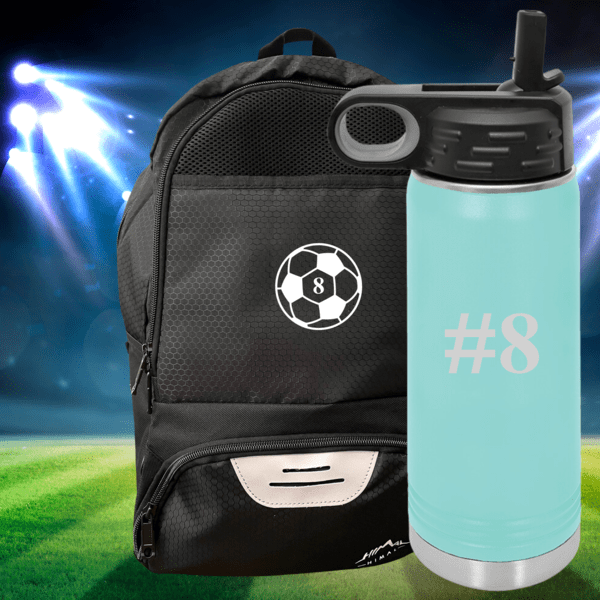 Personalized Soccer Pro Gear Set for her, Customized Gifts for Women by Groovy Girl Gifts