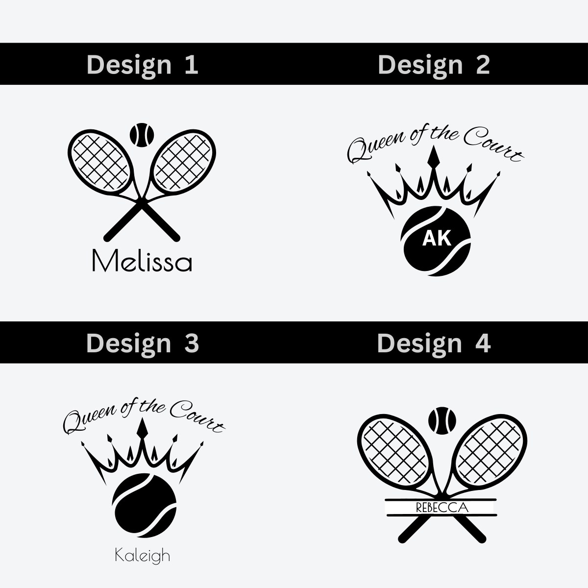 Personalized Tennis Court Queen Tumbler for her, Customized Gifts for Women by Groovy Girl Gifts