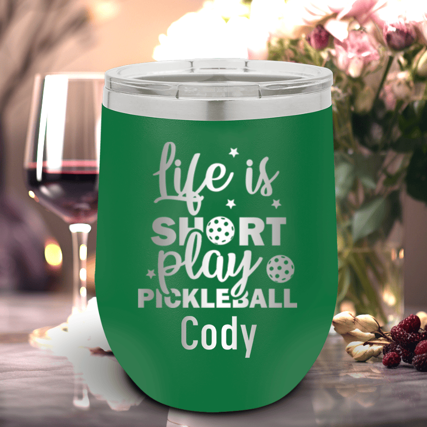 Personalized That Pickle Life Wine Tumbler for her, Customized Gifts for Women by Groovy Girl Gifts