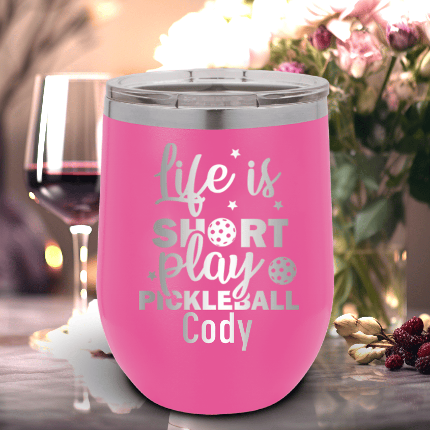 Personalized That Pickle Life Wine Tumbler for her, Customized Gifts for Women by Groovy Girl Gifts