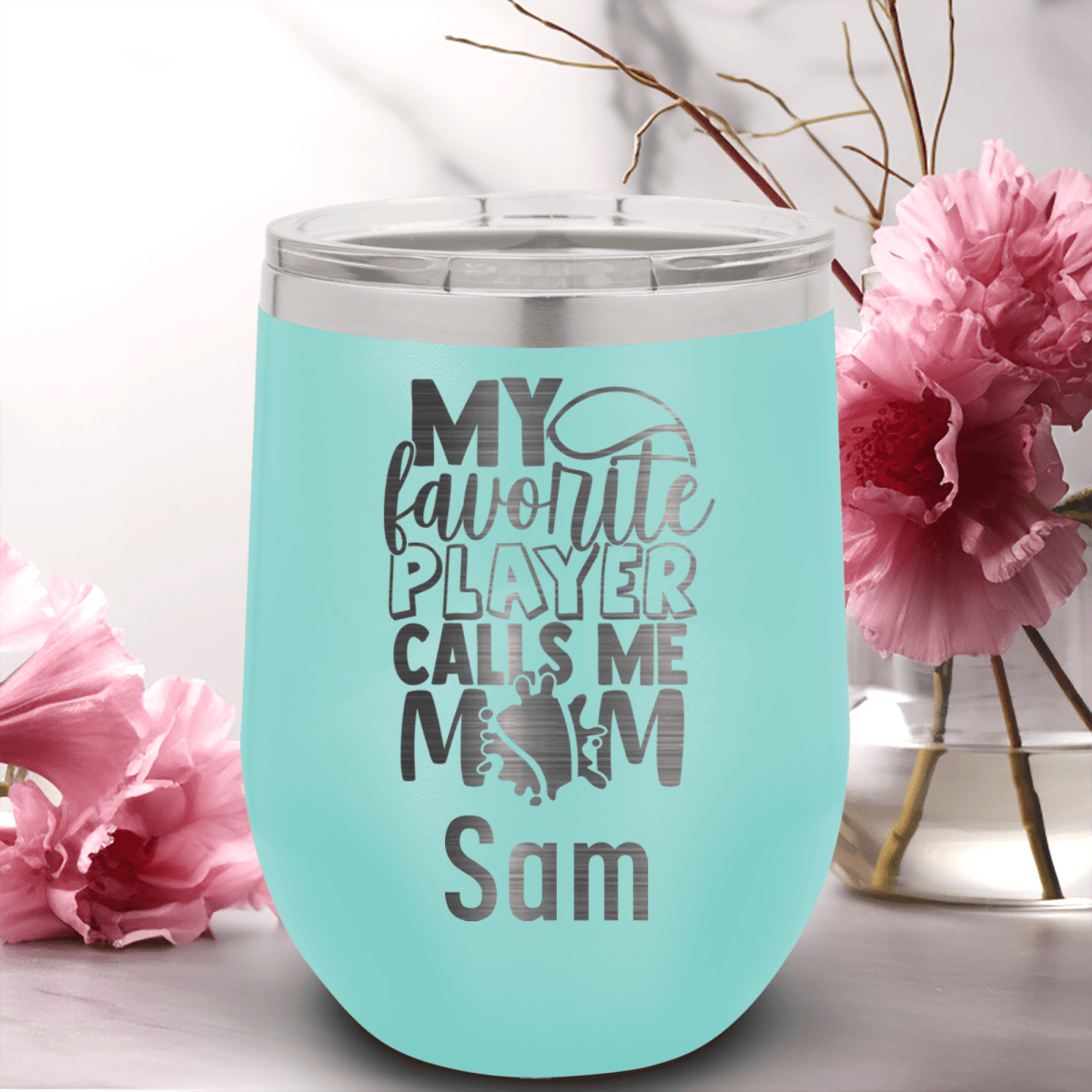 Personalized That Tennis Player Calls Me Mom Wine Tumbler for her, Customized Gifts for Women by Groovy Girl Gifts