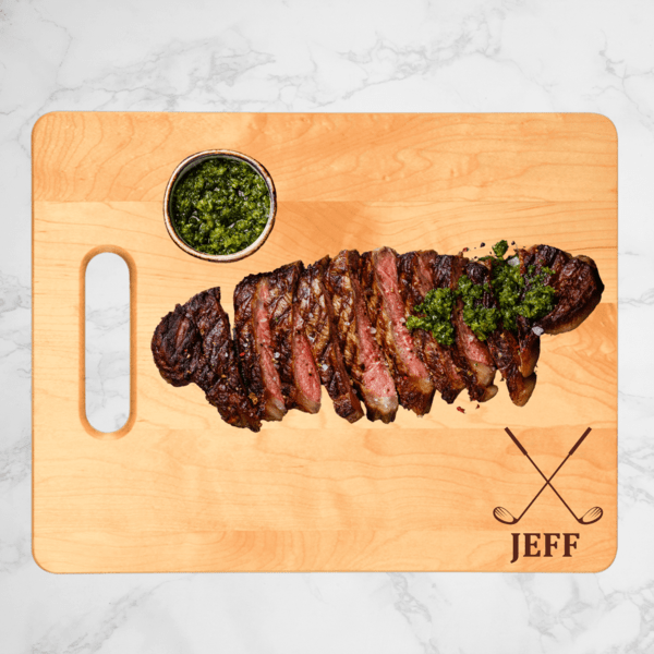 Personalized Golf Maple Cutting Board for her, Customized Gifts for Women by Groovy Girl Gifts