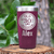 Maroon Birthday Tumbler With Thirty Aged To Perfection Design