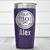 Purple Birthday Tumbler With Thirty Aged To Perfection Design