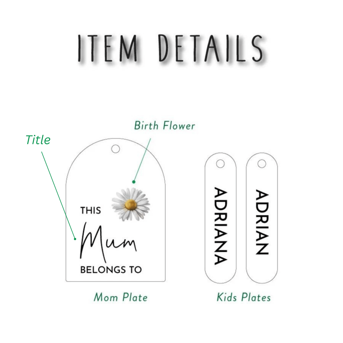 Personalized This Mom Belongs To Keychain for her, Customized Gifts for Women by Groovy Girl Gifts