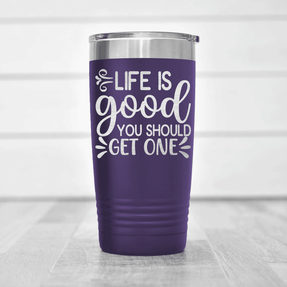 Purple pickelball tumbler Try Getting A Life