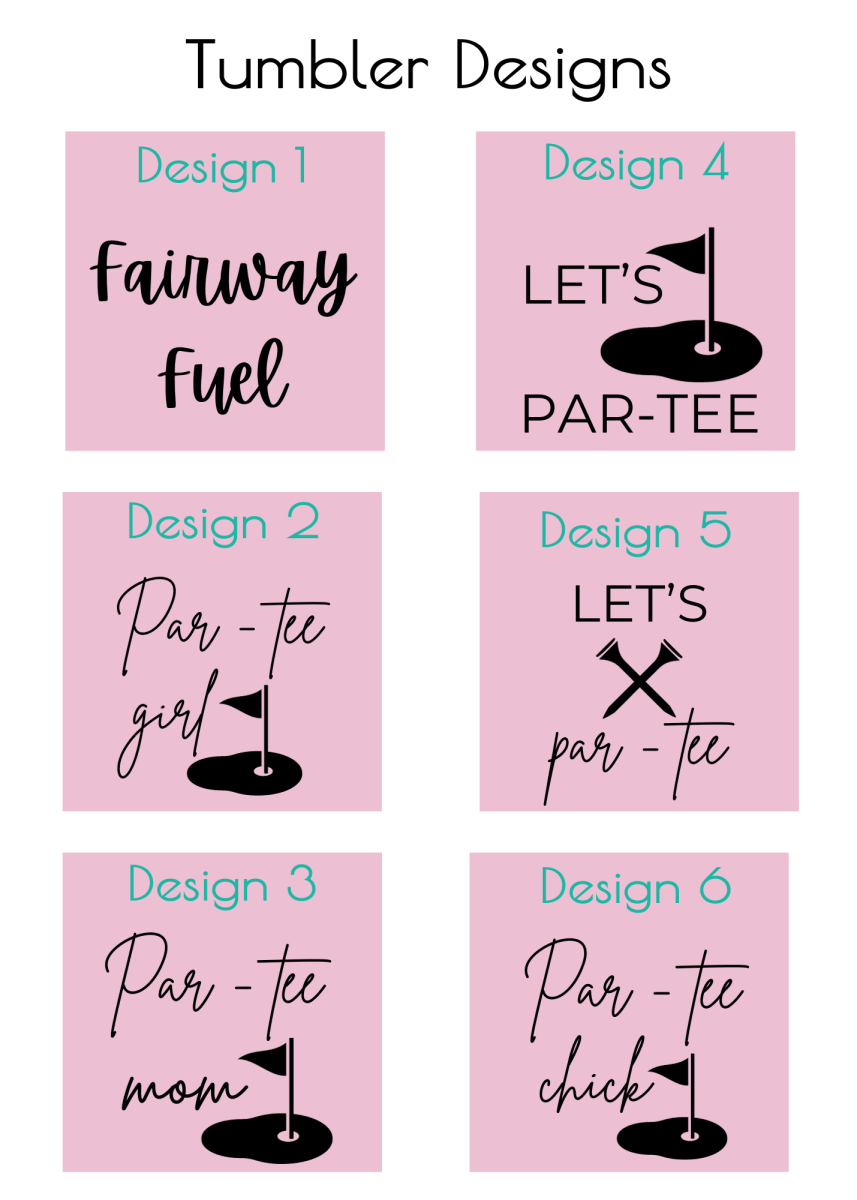 Personalized Swing & Sip Golf Gift Set for her, Customized Gifts for Women by Groovy Girl Gifts