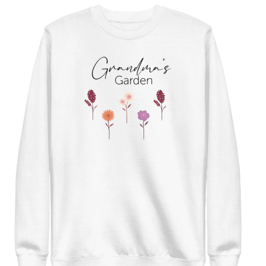Grandma&#39;s Garden Personalized Sweatshirt