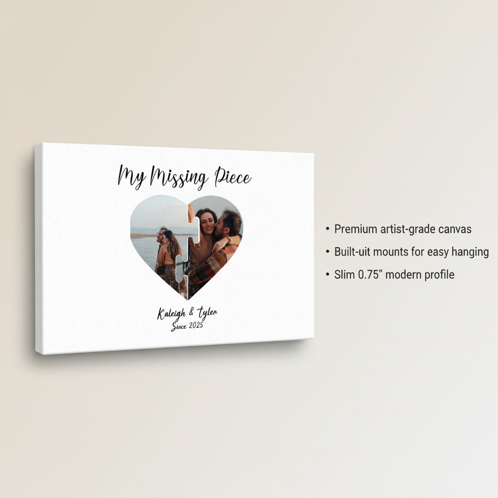 You Complete Me Puzzle Canvas