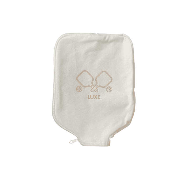 Personalized White/Black Paddle Case for her, Customized Gifts for Women by Groovy Girl Gifts