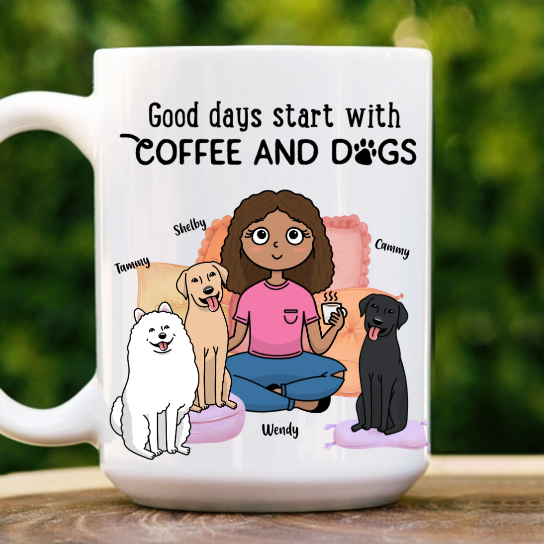 Dog Mom Personalized Coffee Mug