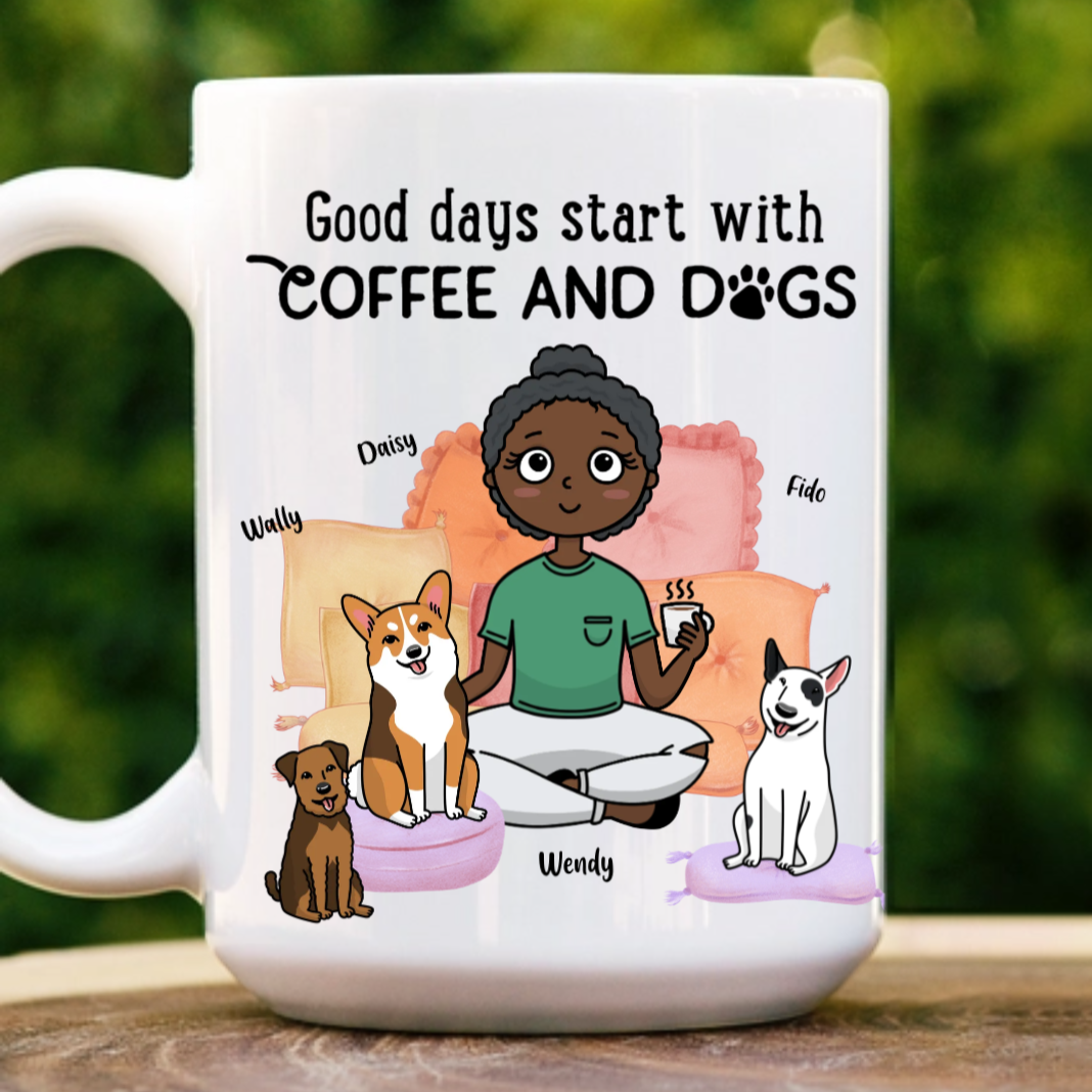 Dog Mom Personalized Coffee Mug