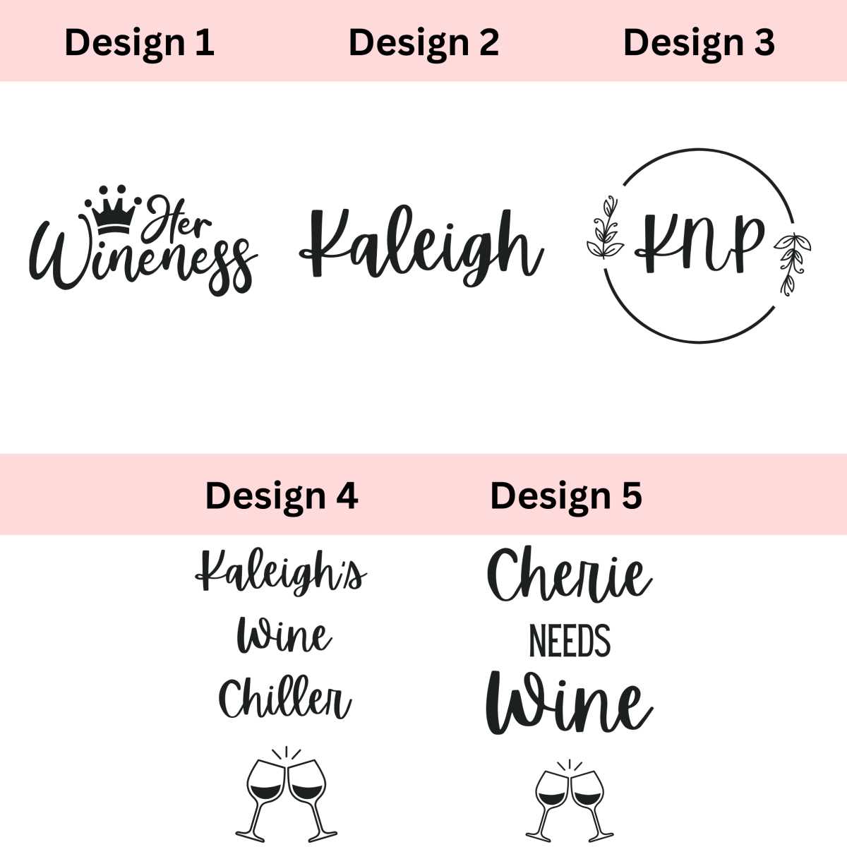 Personalized Personalized Wine Chiller for her, Customized Gifts for Women by Groovy Girl Gifts