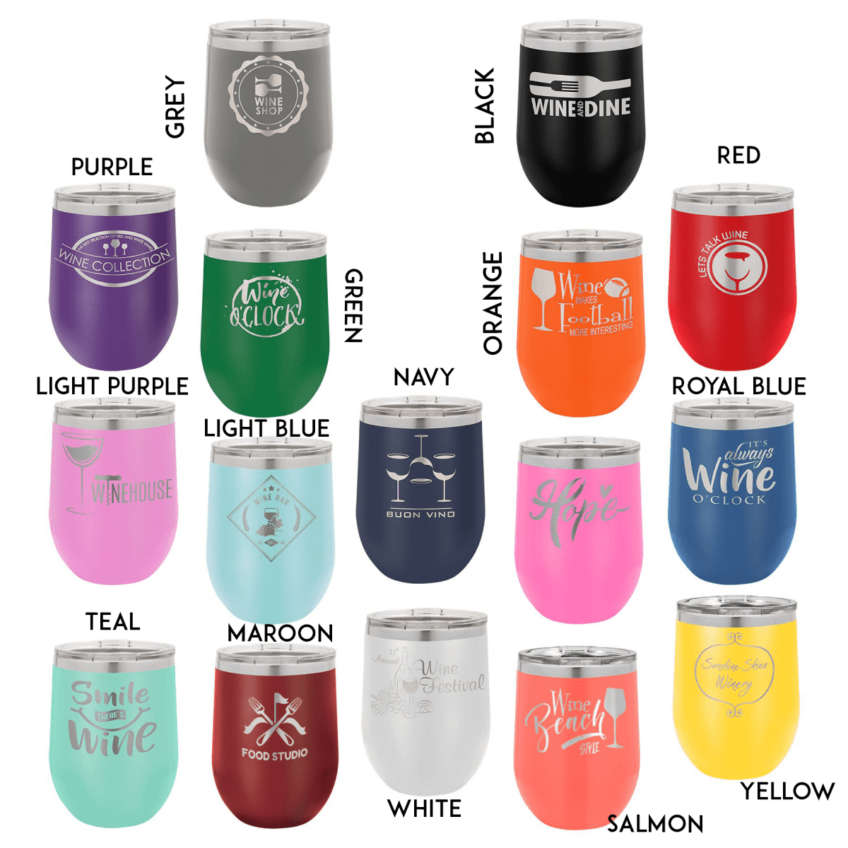Personalized Kisses For My Valentine Wine Tumbler for her, Customized Gifts for Women by Groovy Girl Gifts
