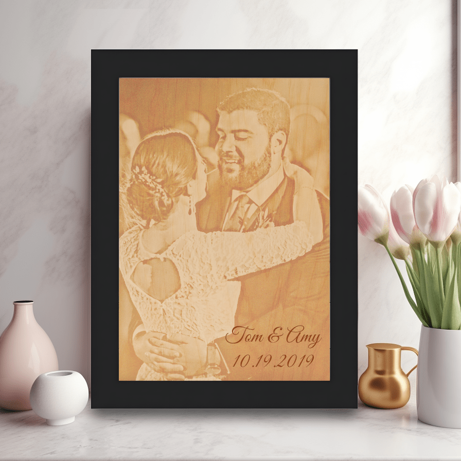 Personalized Memories Etched in Wood for her, Customized Gifts for Women by Groovy Girl Gifts