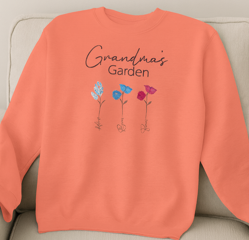 Grandma's Garden Personalized Sweatshirt