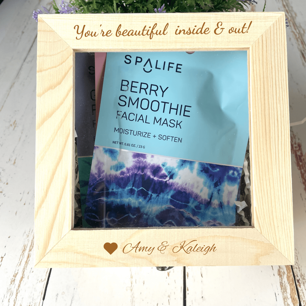 Personalized Graduate&#39;s Serenity Spa Set for her, Customized Gifts for Women by Groovy Girl Gifts