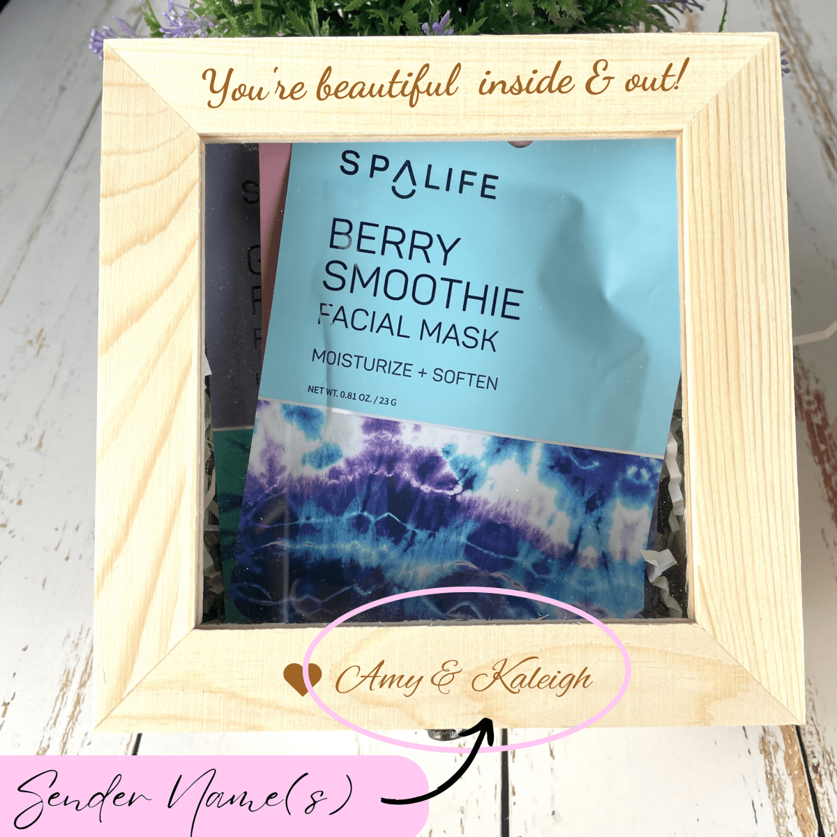 Personalized Graduate's Serenity Spa Set for her, Customized Gifts for Women by Groovy Girl Gifts