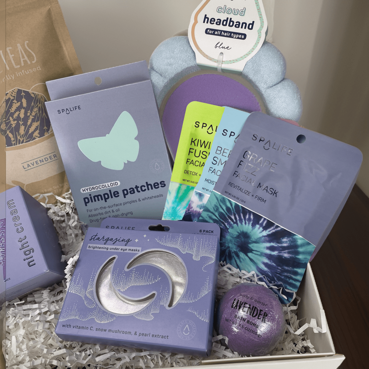 Personalized Blissful Anniversary Spa Gift Set for her, Customized Gifts for Women by Groovy Girl Gifts